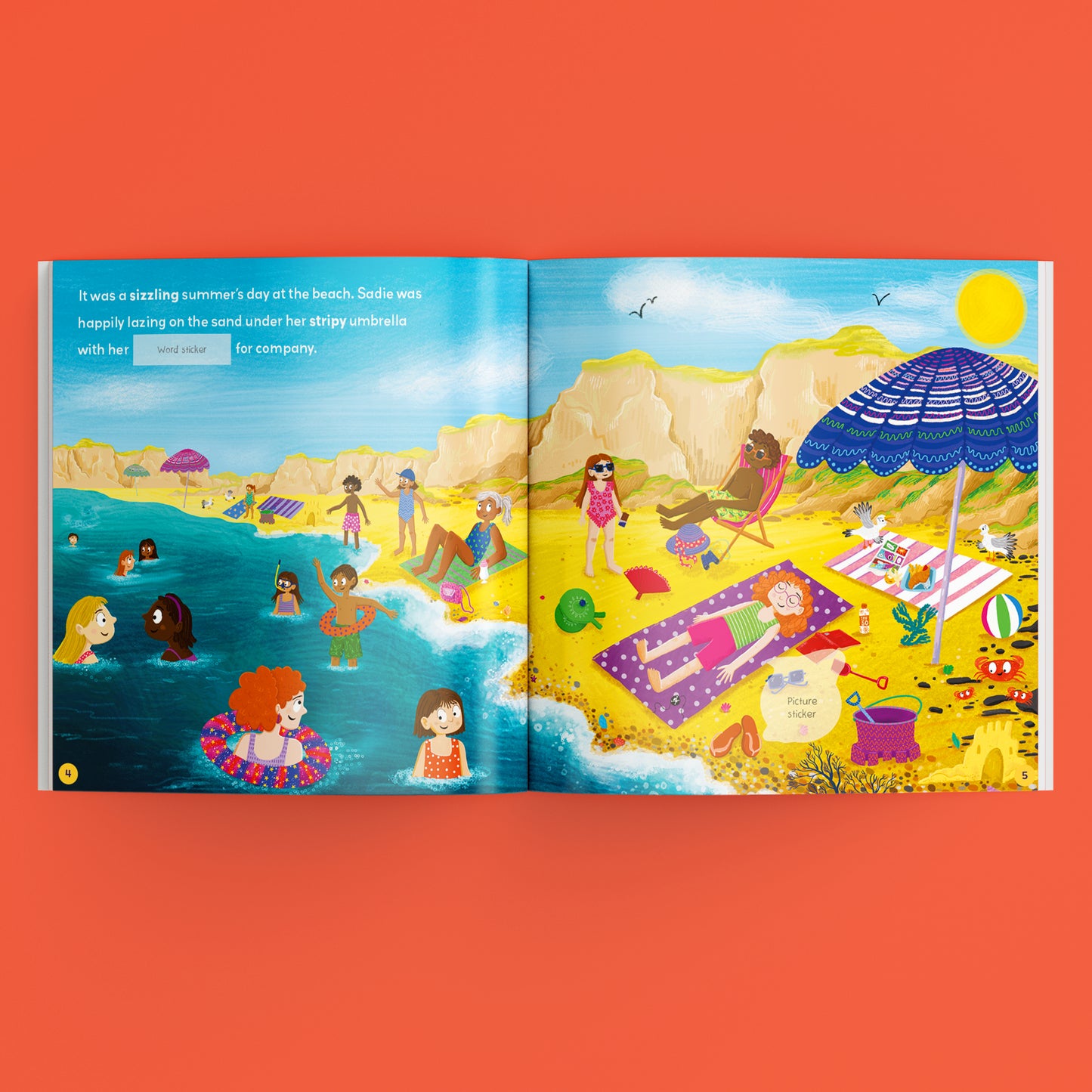 Stickery Stories: Sadie and the Surprising Sea Creatures