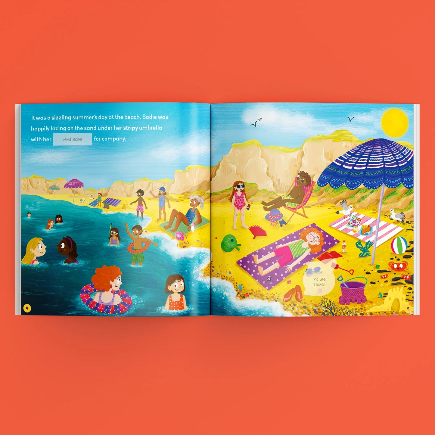 Stickery Stories: Sadie and the Surprising Sea Creatures