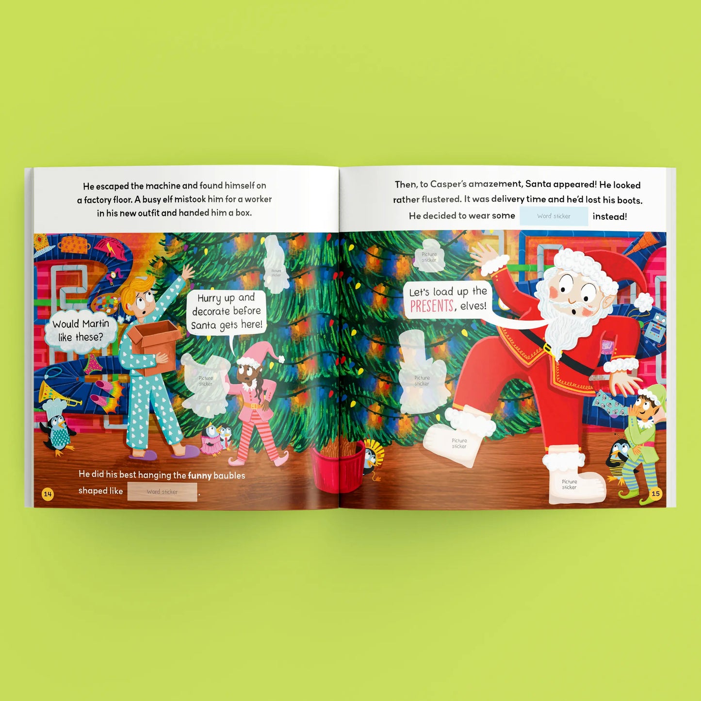 Stickery Stories: Casper and the Christmas Chaos