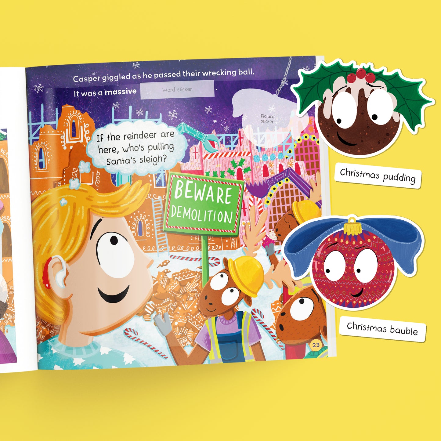 Stickery Stories: Casper and the Christmas Chaos